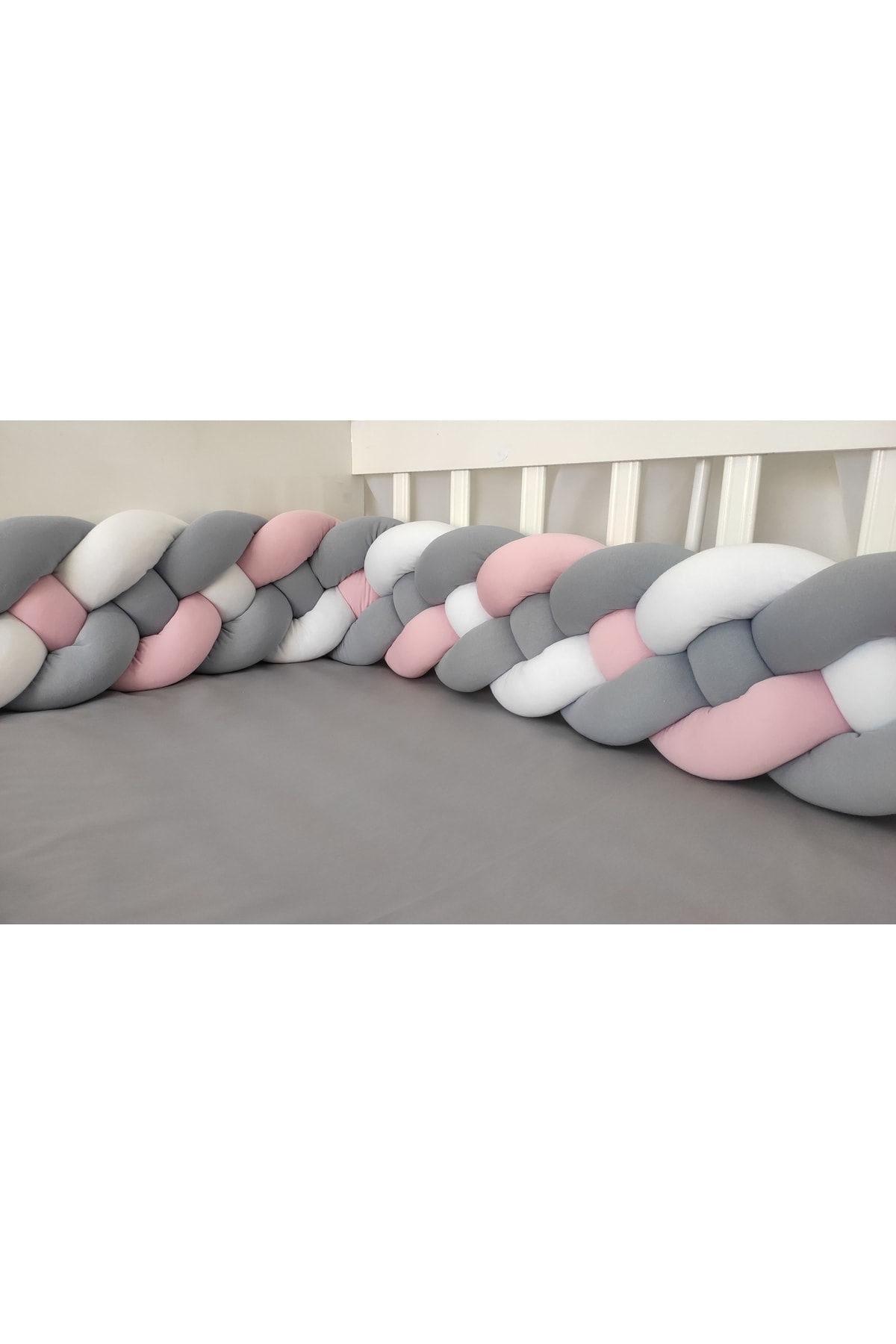 Lucky Kids 190 Cm 4'lü Örgü Koruma / Beşik - Yatak Koruyucu