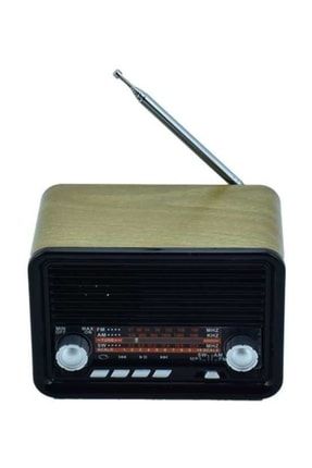 Rt-302 Bluetooth Nostalji Görünümlü Prototif Radyo Usb/sd Card Ses Sistemi Müzik Kutusu RT-302s