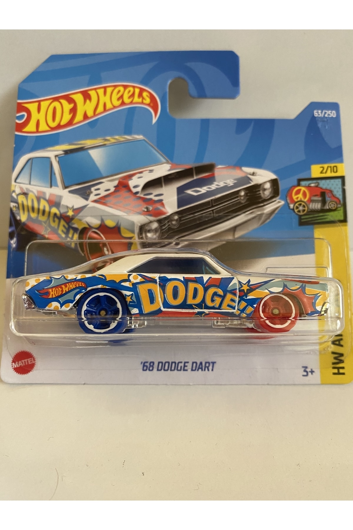 DART WHEELS 箱付き 1:43 Hot Wheels XL Diecast Araba Tekli Paket JKL02 - Donut Drifter