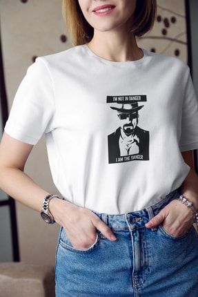 Breaking Bad Baskılı Tişört Kadın Sevgiliye Arkadaşa Doğum Günü Hediyesi Pamuklu T-shirt K-K-L227