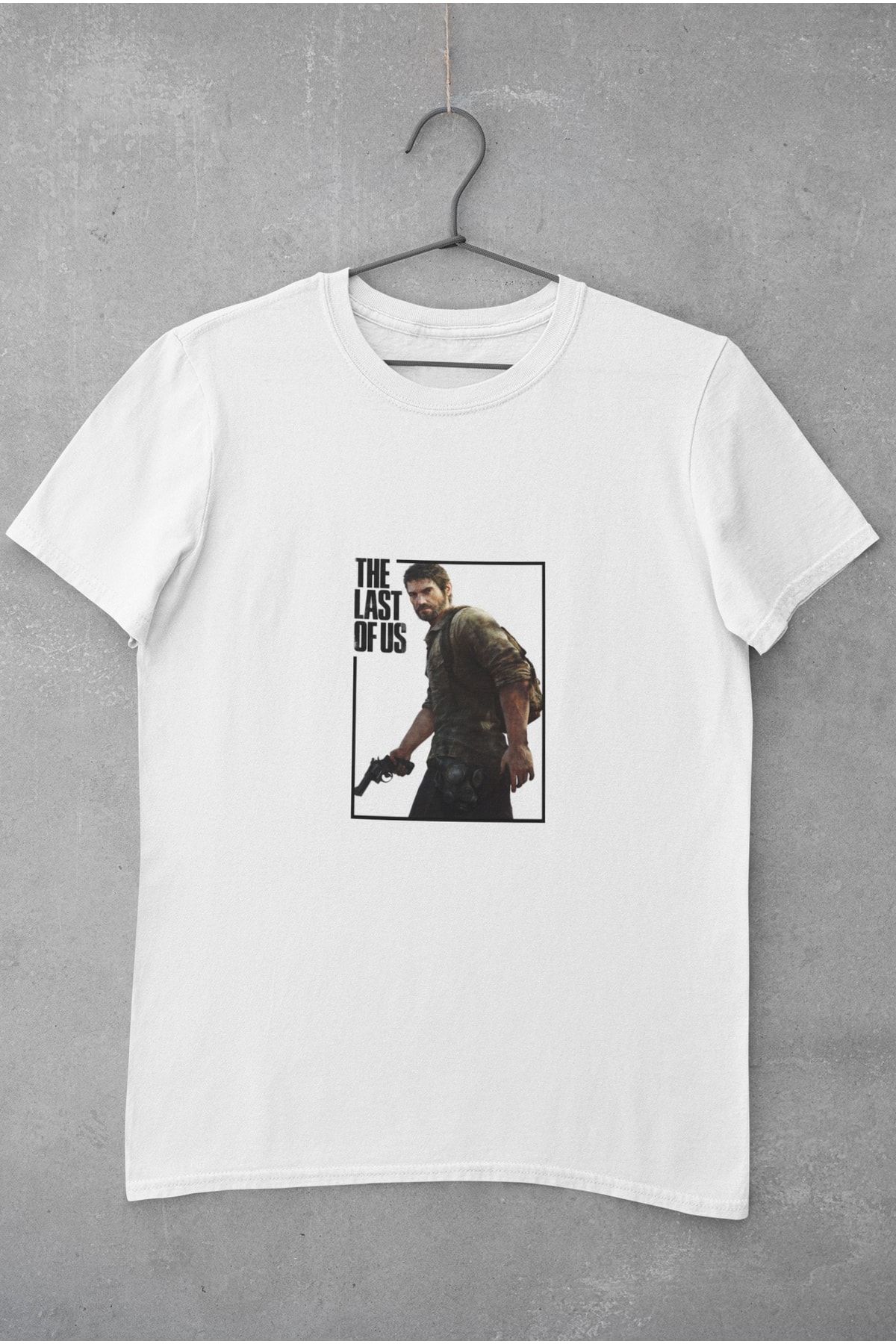 Kio Tasarım-The Last Of Us Joel Character Printed T-Shirt 2