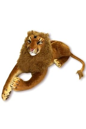 Peluş Oyuncak Yatan Büyük Lion Aslan 110 cm 8836