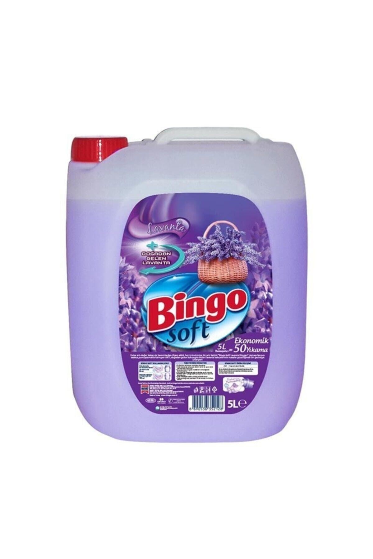 Bingo -soft-çamaşır-yumuşatıcı-lavanta-rüzgarı-5l-4adet