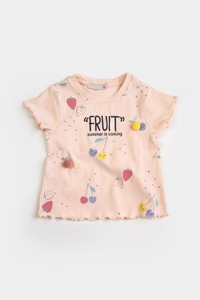 Fruit Somon Kız Çocuk Fitilli Tişört WV6051Y
