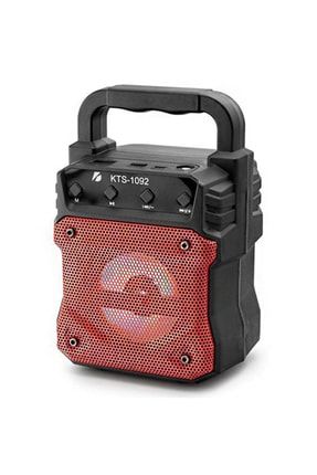 Işıklı Bluetooth Hoparlör Kablosuz Speaker Fm Radyo Usb-hafıza Kart-mikrofon Girişli KTS--1092