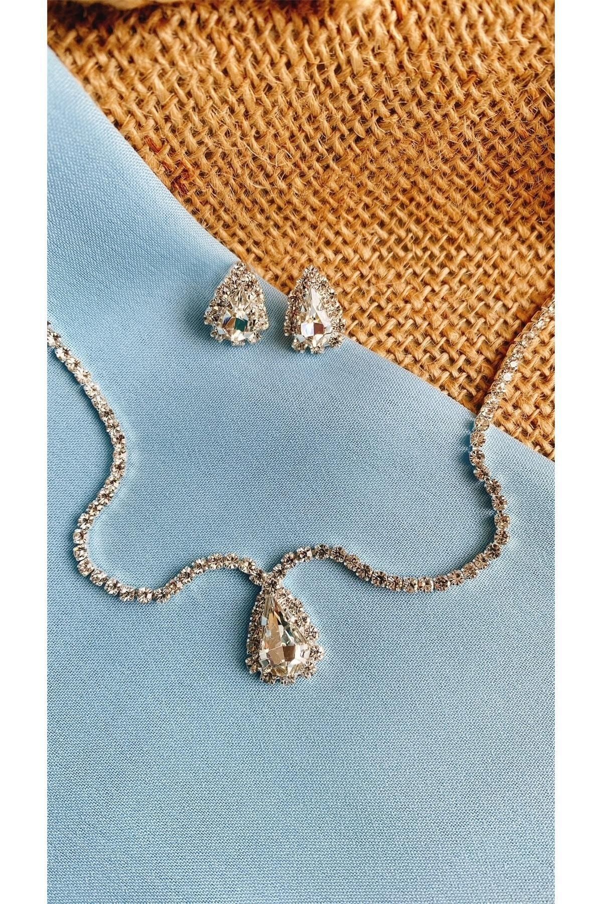 Swarovski necklace earring 2025 set