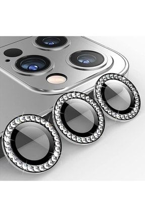 Apple Iphone 12 Pro Kamera Lens Koruyucu Tam Koruma Sıvı Dayanıklı Renkli Taşlı 6d 12Pro