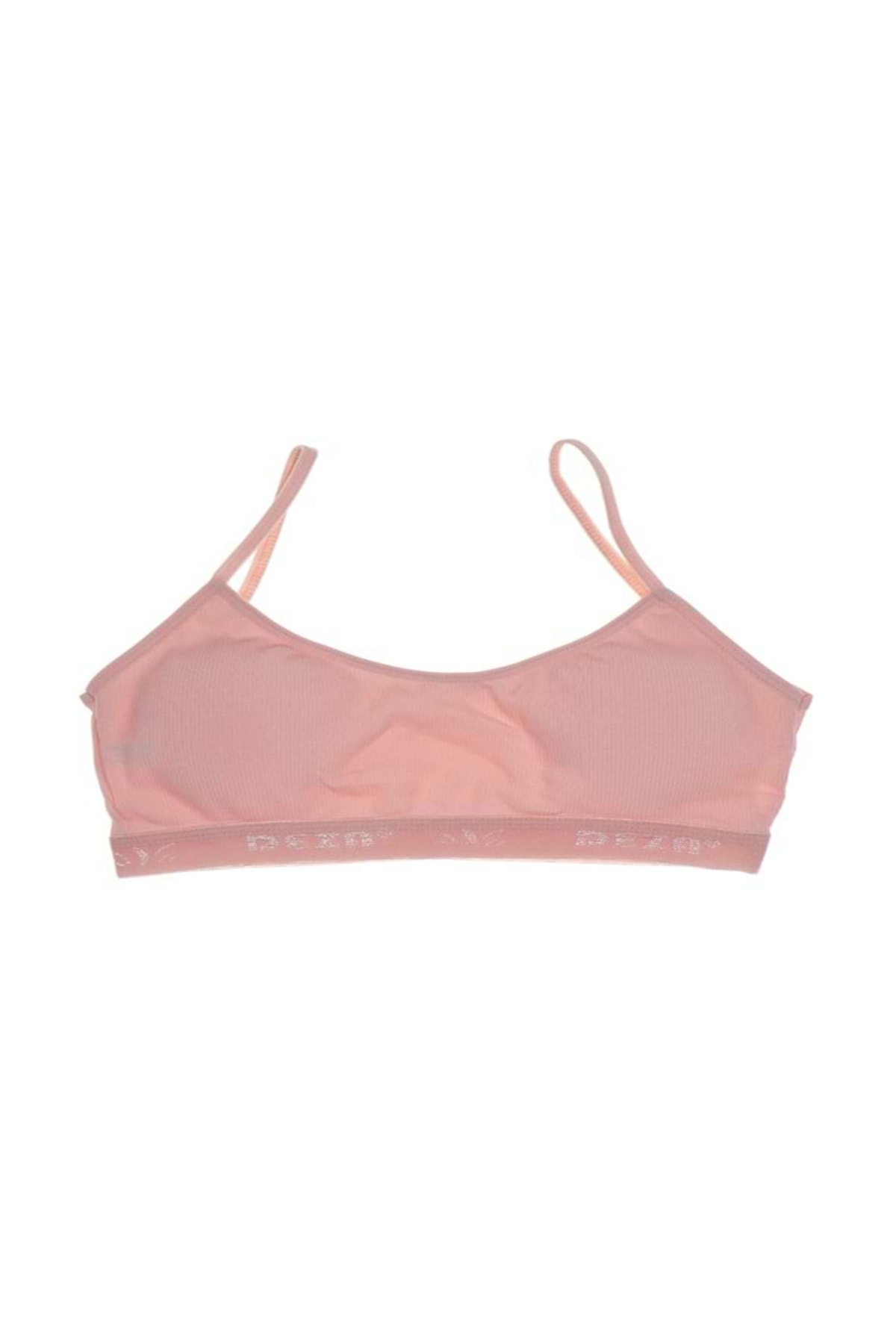 Ince Ip Askılı Lüx Bambu Pedli Bralet Büstiyer Südyen (hediyelik - Pembe Renk) — görsel 3