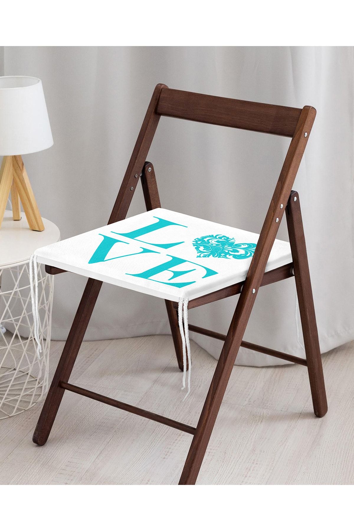 Realhomes-Love Themed Digital Printed Zippered Chair Cushion 3