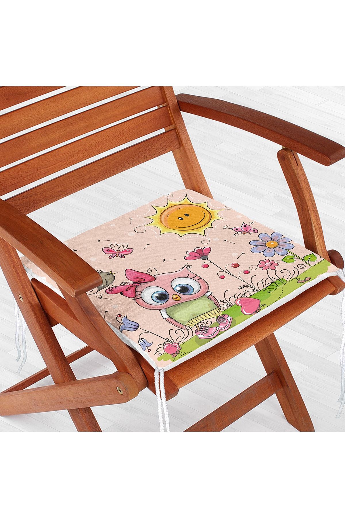 Realhomes-Cute Cats Digital Printed Zippered Chair Cushion 2