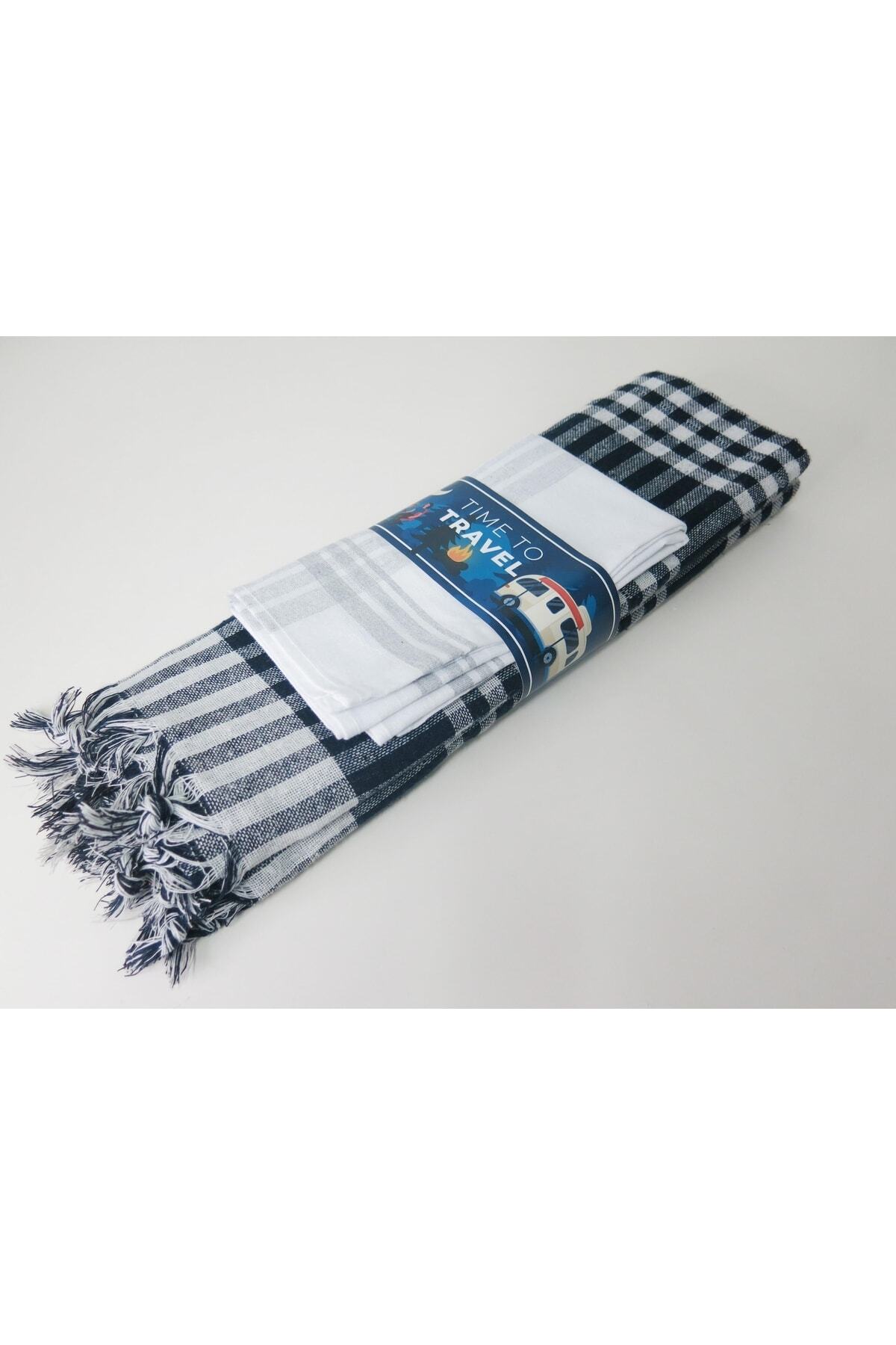 Missi Set De Țesături Pentru Picnic Negru De Călătorie Pentru Camping - 170 x 170