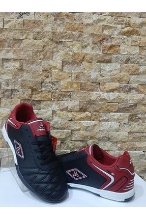 202300 Siyah Kırmızı Halı Saha Ayakkabısı