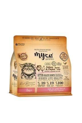 Mycat Low Grain Somonlu Ve Tavuklu Kıtten-yavru Kedi Maması (2kg) 470-A
