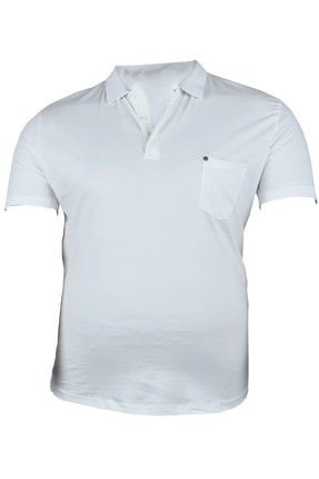 Diorise Büyük Beden Polo Yaka Lakost T-shirt 221DBPL400