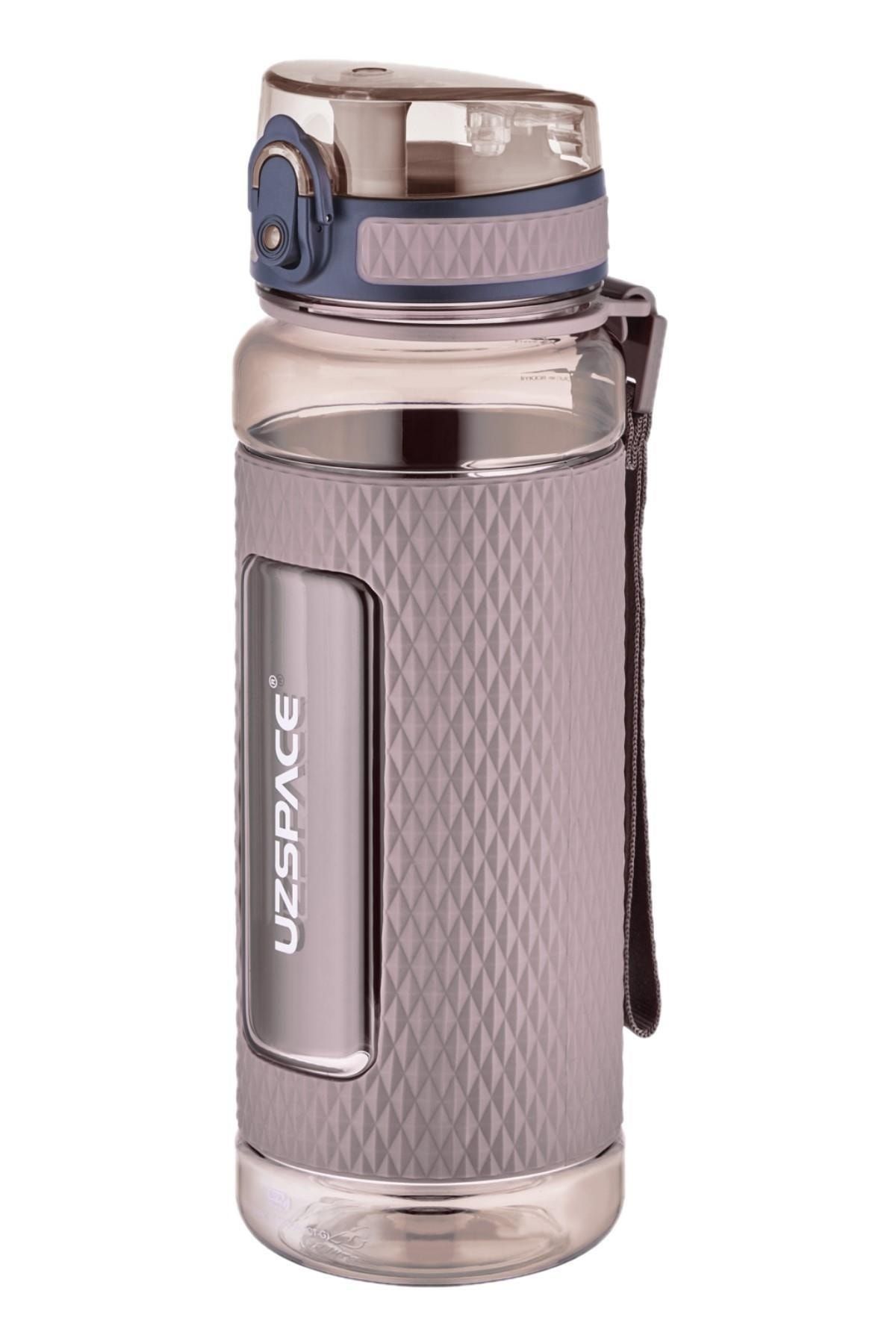 قمقمه ورزشی چند رنگ FF 800ml اندازه بزرگ بدن محافظت شده سیلیکون جریان آب تریتان Uzspace