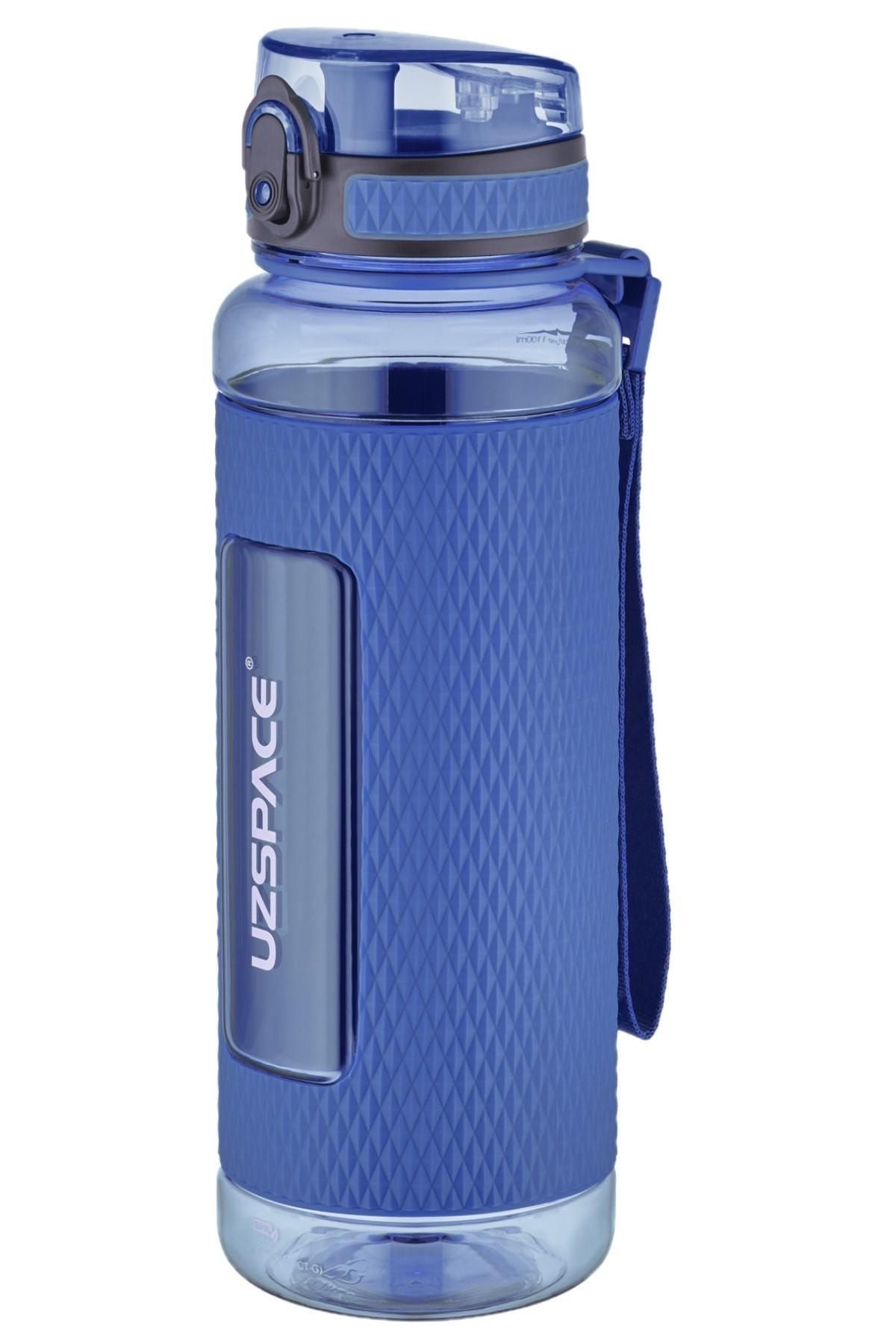 قمقمه ورزشی آبی ff 1100ml mega اندازه بزرگ آب سیلیسون گربه محافظت شده Uzspace