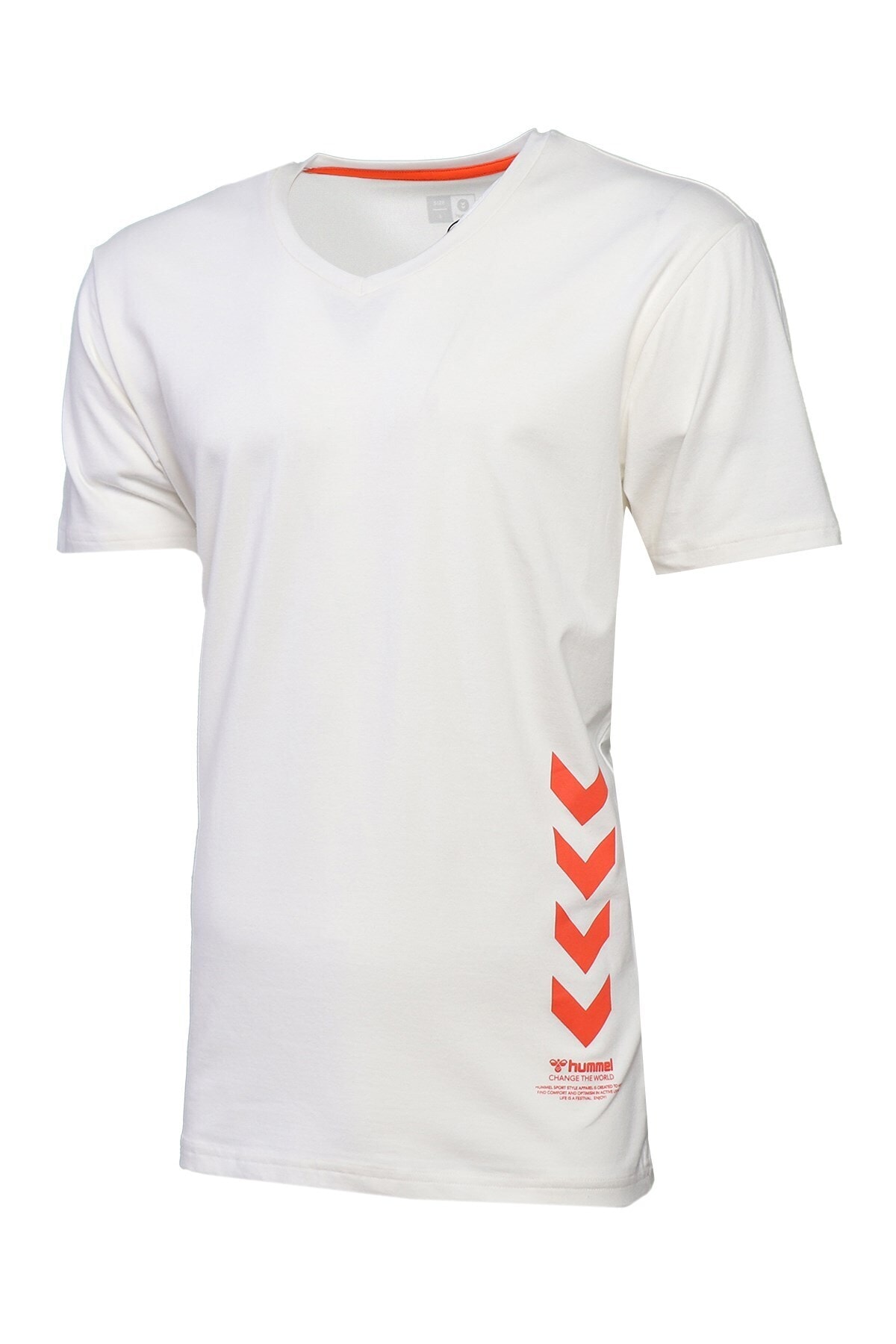 HUMMEL 911321 Erkek Beyaz Spor Tişört Kaıser T-shırt S/s Tee