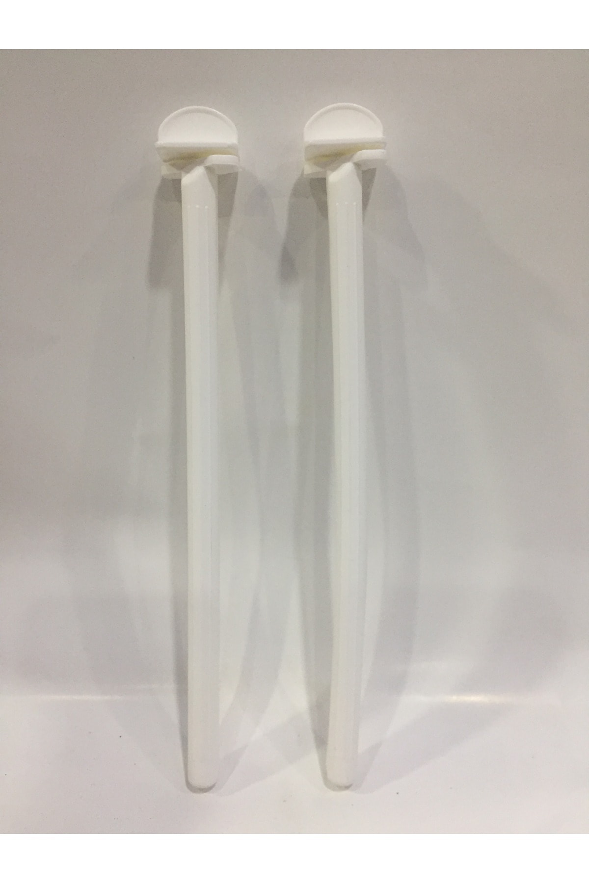 Muhtelif 20cm Plastik Kuş Tüneği Beyaz(2 Adet)