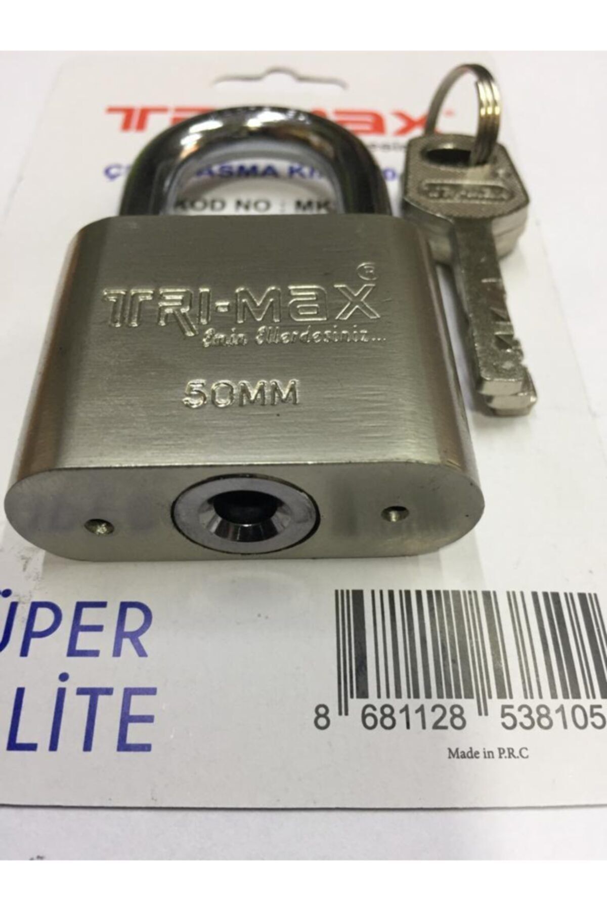 Trimax-Steel Padlock 50 Mm Code: Mk2428 Springless System 4