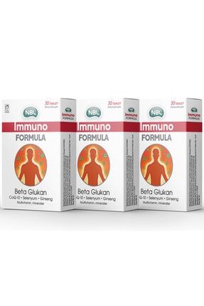 Immuno Formula 30 Tablet - 3 Adet - Skt: 06/2023 NBLIMMUNOFORMULA3X