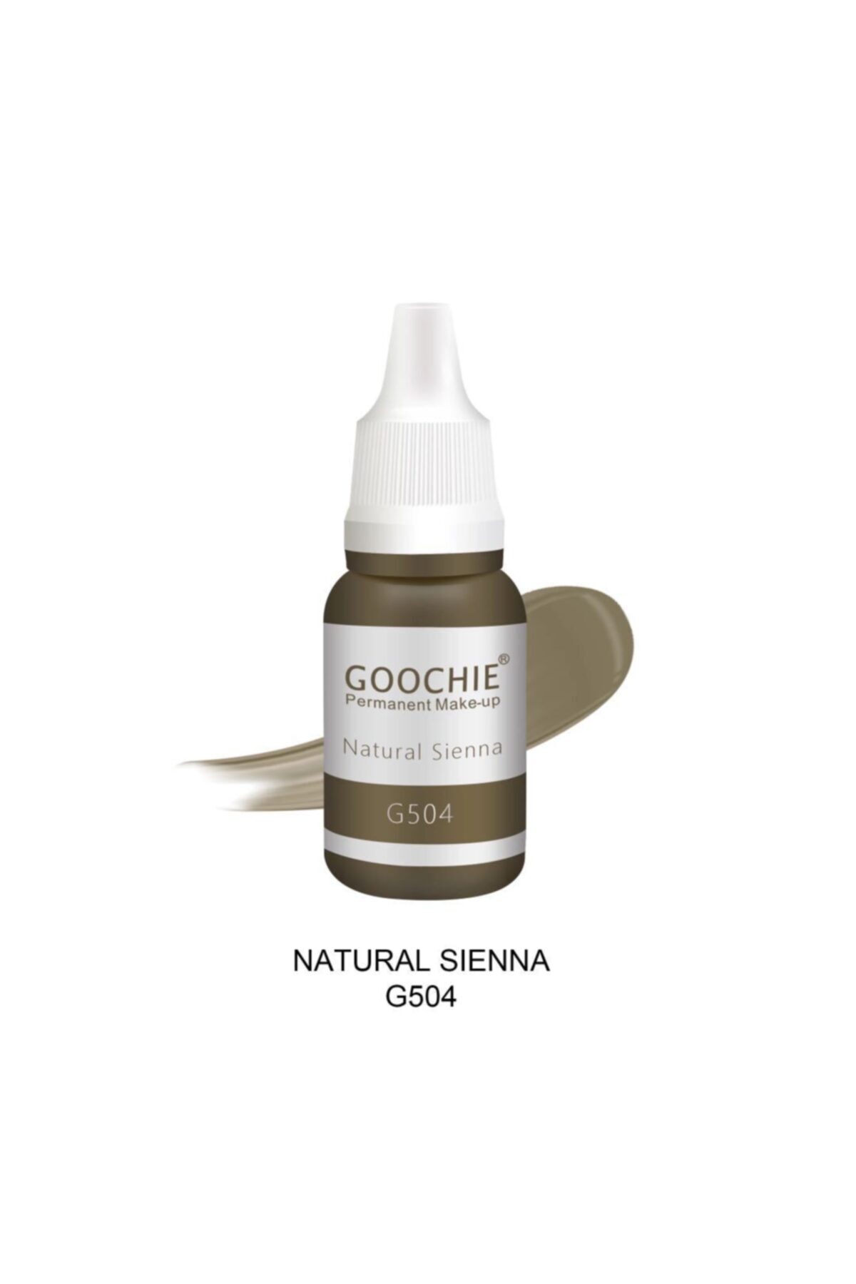 Goochie Goochıe G504 Natural Sienna (doğal Toprak Rengi) Kalıcı Makyaj Microblading Boyası (pigment) 10 Ml.