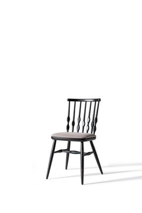 Bella Eskitilmiş Siyah Sandalye 900109
