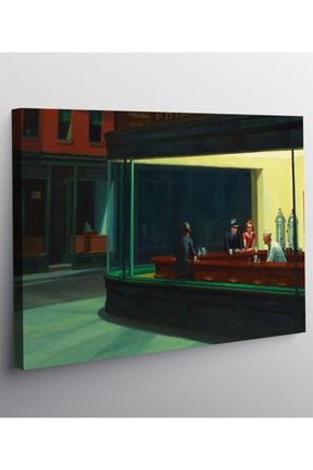 Edward Hopper - Nighthawks Tablo - 50cm X 70cm sn121520200149
