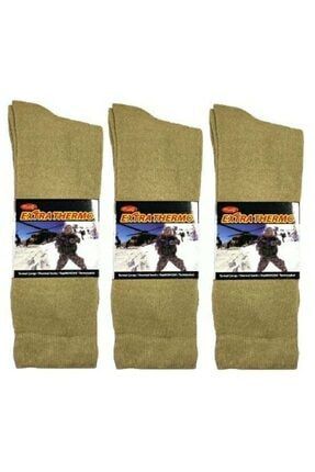 Unisex Kışlık Havlu Çorap 3Lü sam00237-3
