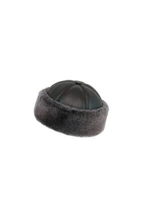 Kürklü Deri Çeçen Şapkası Beresi TRMC111