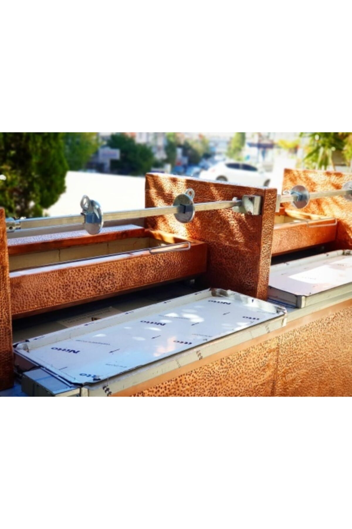 Yatay Döner Makinesi Bakır Kaplama, Otomatik, Fanlı, Isıtıcılı
