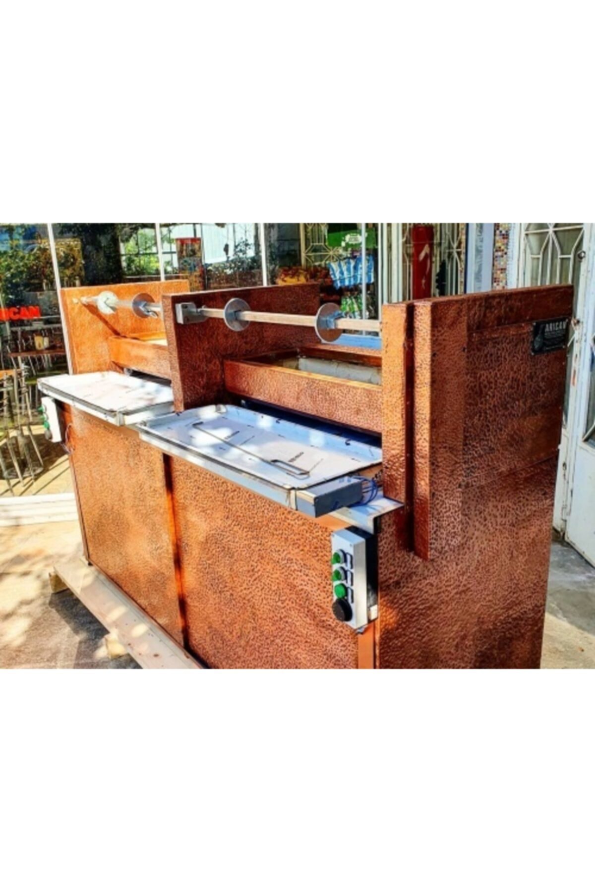 Yatay Döner Makinesi Bakır Kaplama, Otomatik, Fanlı, Isıtıcılı 4