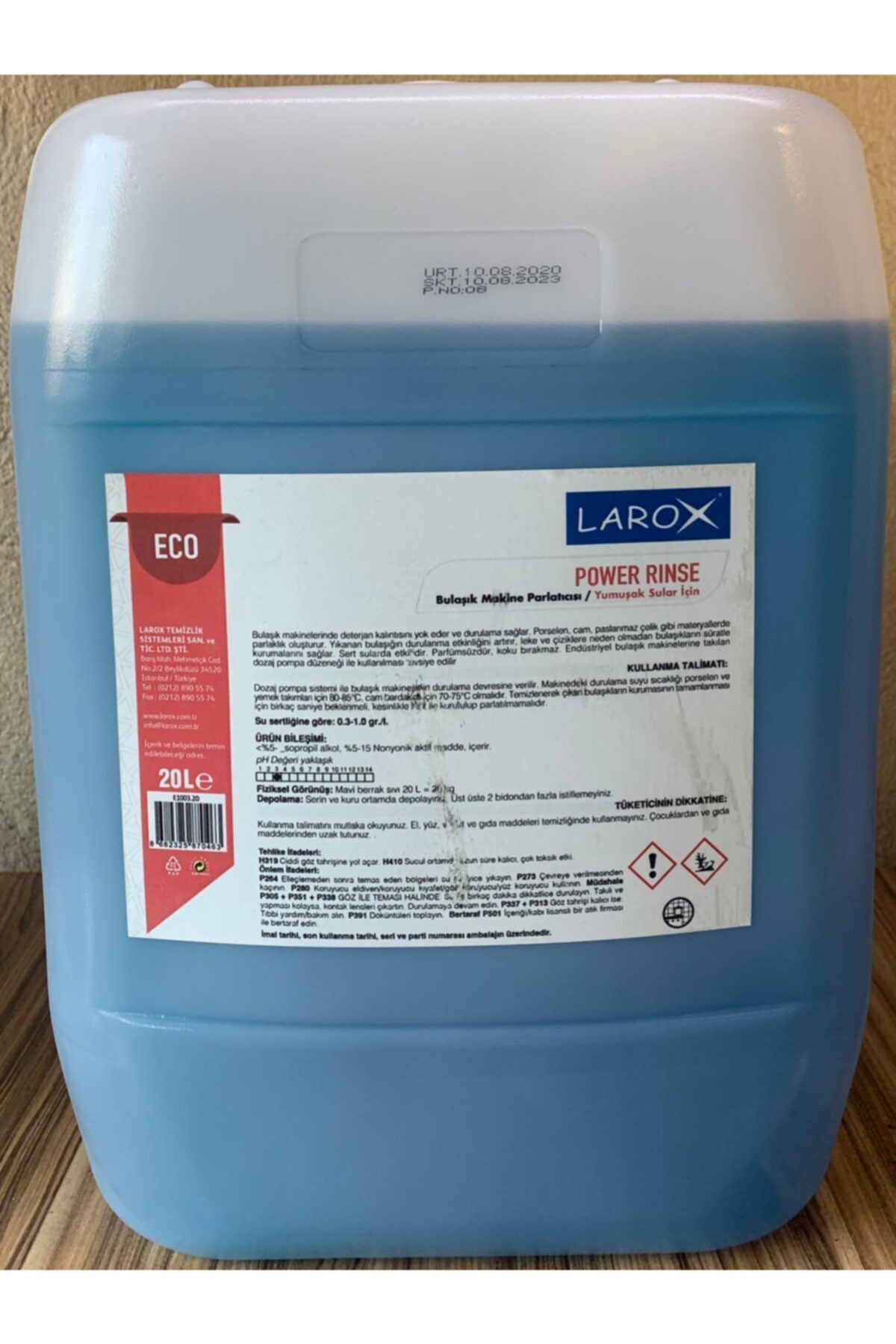 larox temizlik ürünleri Larox Endüstriyel Bulaşık Makinesi Parlatıcısı