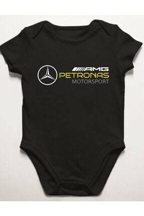 Mercedes F1 Racing Petronas Baskılı Siyah Zıbın Body 4455101144778558