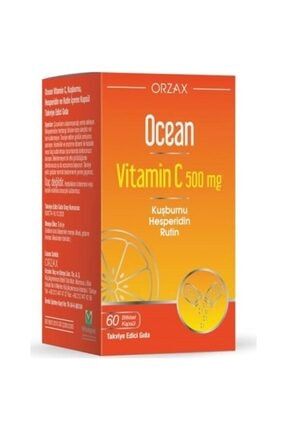 Vitamin C 500 Mg 60 Kapsül Kuşburnu, Hesperidin,Rutin