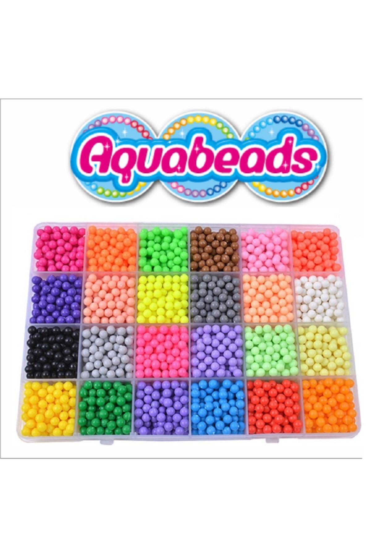 Aqua Beads Yedek Boncuk Paketi 2400 Adet Aquabeads Deluxe Tasarım Devam Seti Aqua 2400 Yedek