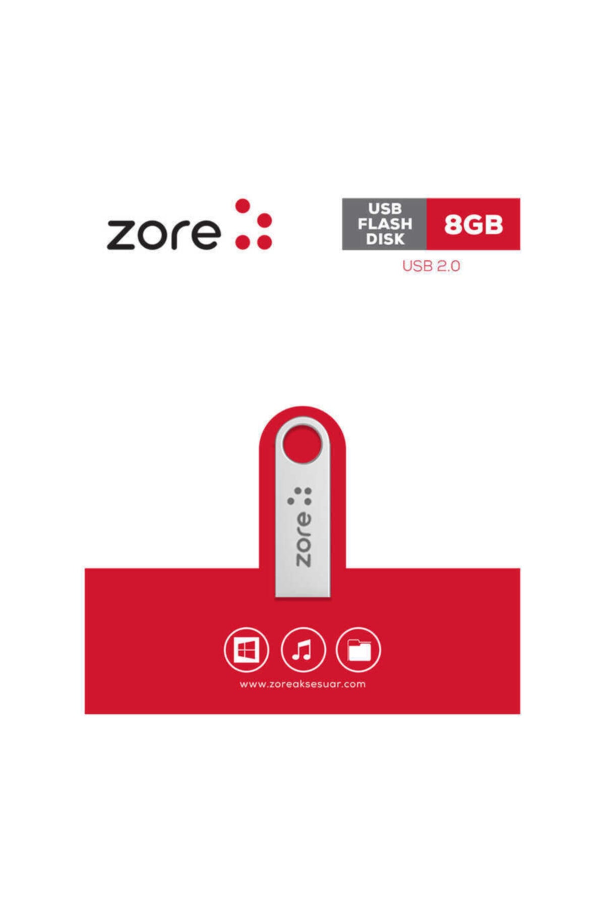 Fm1 Metal 8gb Gümüş Usb Flash Disk