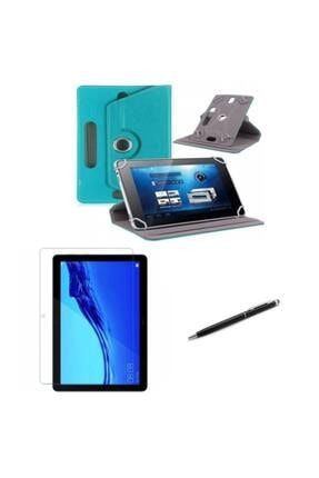 Alcatel Smart Tab 7'' Uyumlu Üniversal Dönerli Satandlı Tablet Kılıfı ve Nano Ekran Koruyucu SRS2530145235