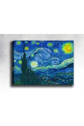 Van Gogh Yıldızlı Gece Kanvas Tablo Sb-93903 B-93903
