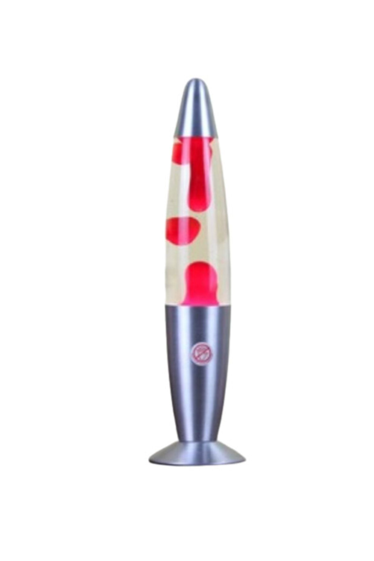 Dekoratif Ev Hediyesi Büyük Boy Lav Lambası Lava Lamp Konsept 41 Cm Kırmızı
