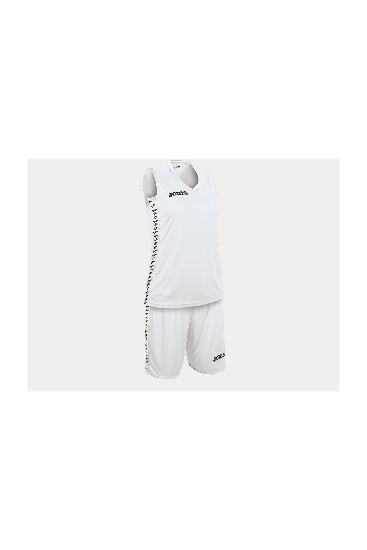 پیراهن بسکتبال سفید زنانه و مجموعه کوتاه Pivot 1227W005 Joma