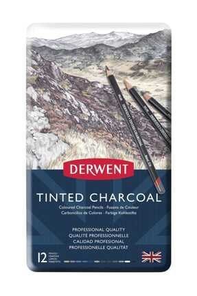 derwent tinted charcoal renkli komur