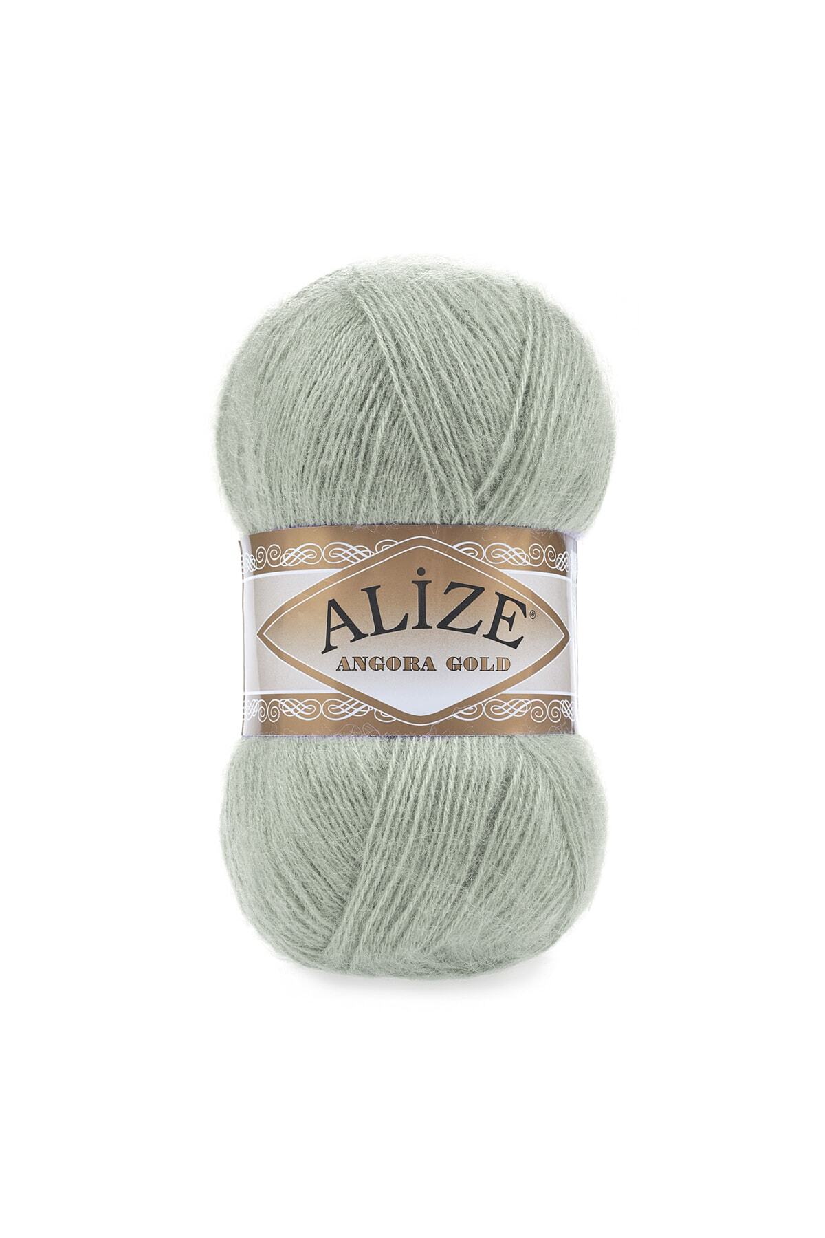 Alize-Angora Gold 515 Çağla 100 Γρ. Πλεξούδα νήμα 20% μαλλί - 80% ακρυλικό 100 gr - 550 M 1