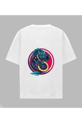 Hunors- Oversize Japon Baskılı Unisex T-shirt OVRSZTHSİRT1