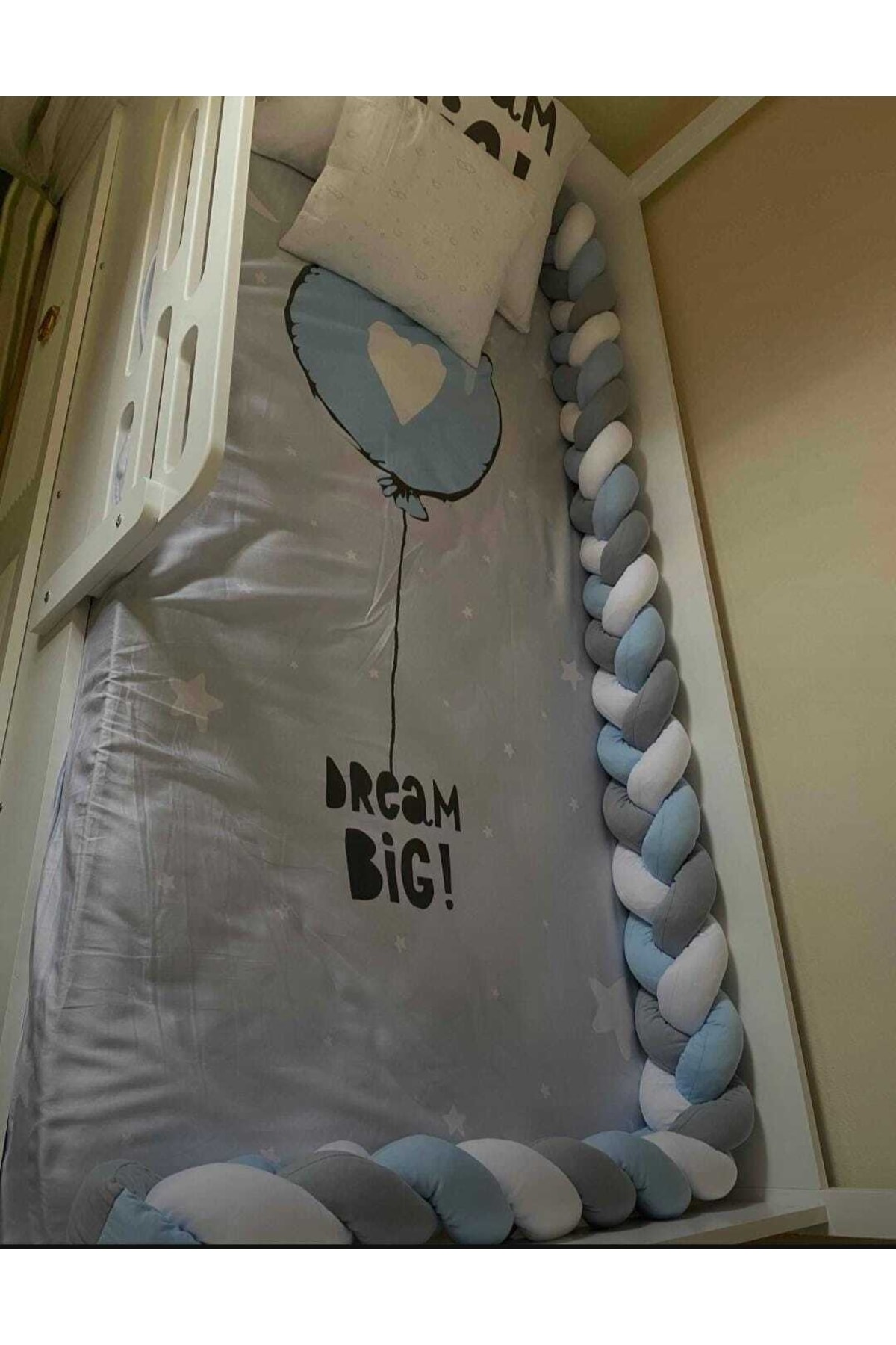 Lucky Kids 190 Cm 3'lü Örgü Koruma / Beşik - Yatak Koruyucu fotoğrafı 3 (önizleme)