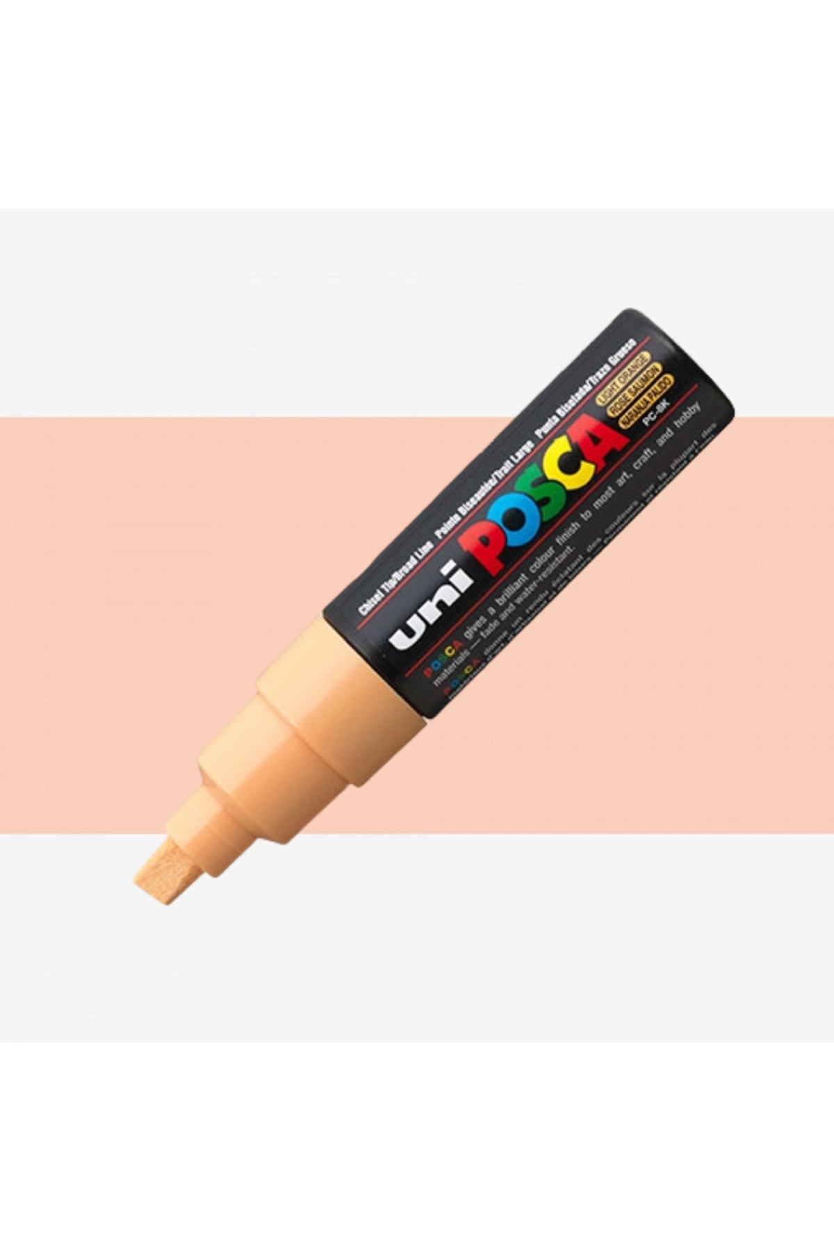 Posca Marker Pen Pc-8k 8 mm Light Orange