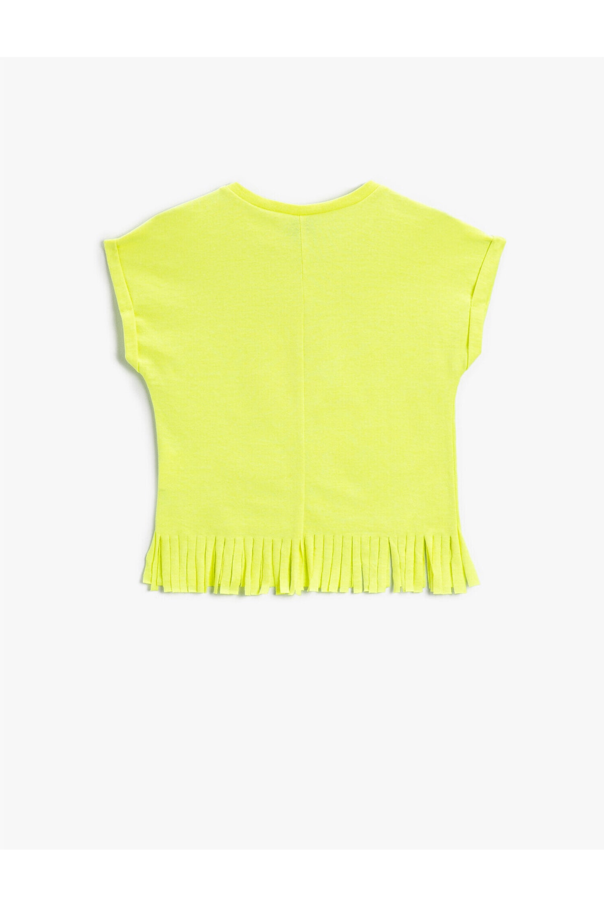 Koton T-Shirt Gelb Regular Fit Fast ausverkauft EH7432