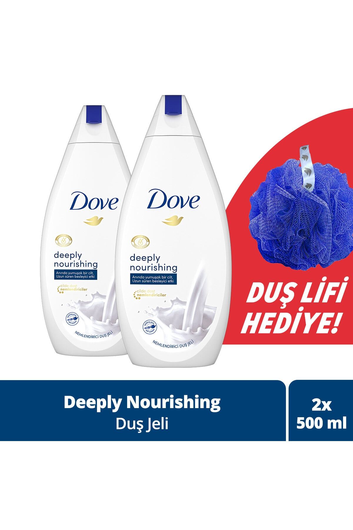 Dove Duş Jeli Deeply Nourishing 500 ml X2