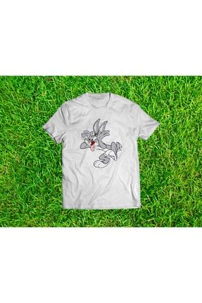 Bugs Bunny Baskılı Beyaz T-shirt 21548