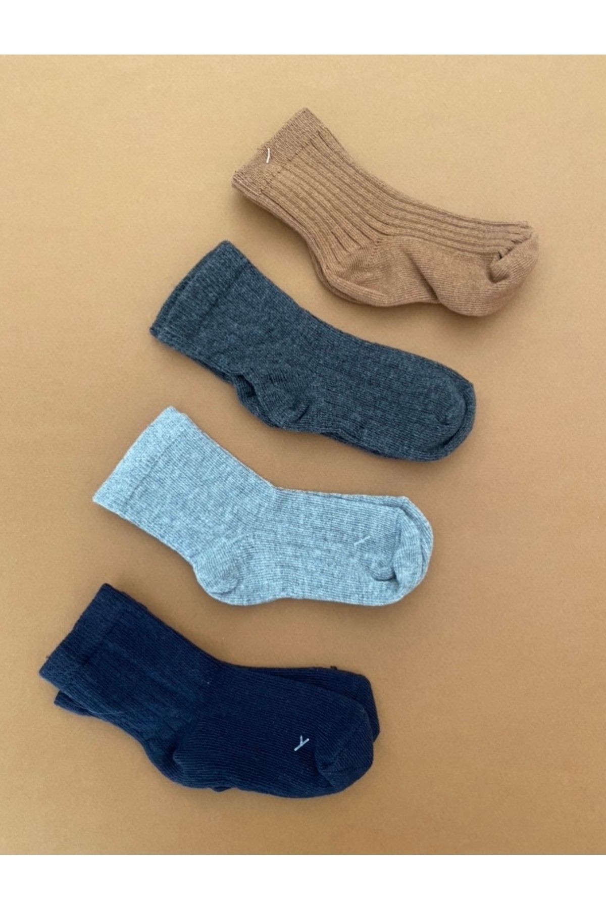 minibonclub-4" Corduroy Socks 2