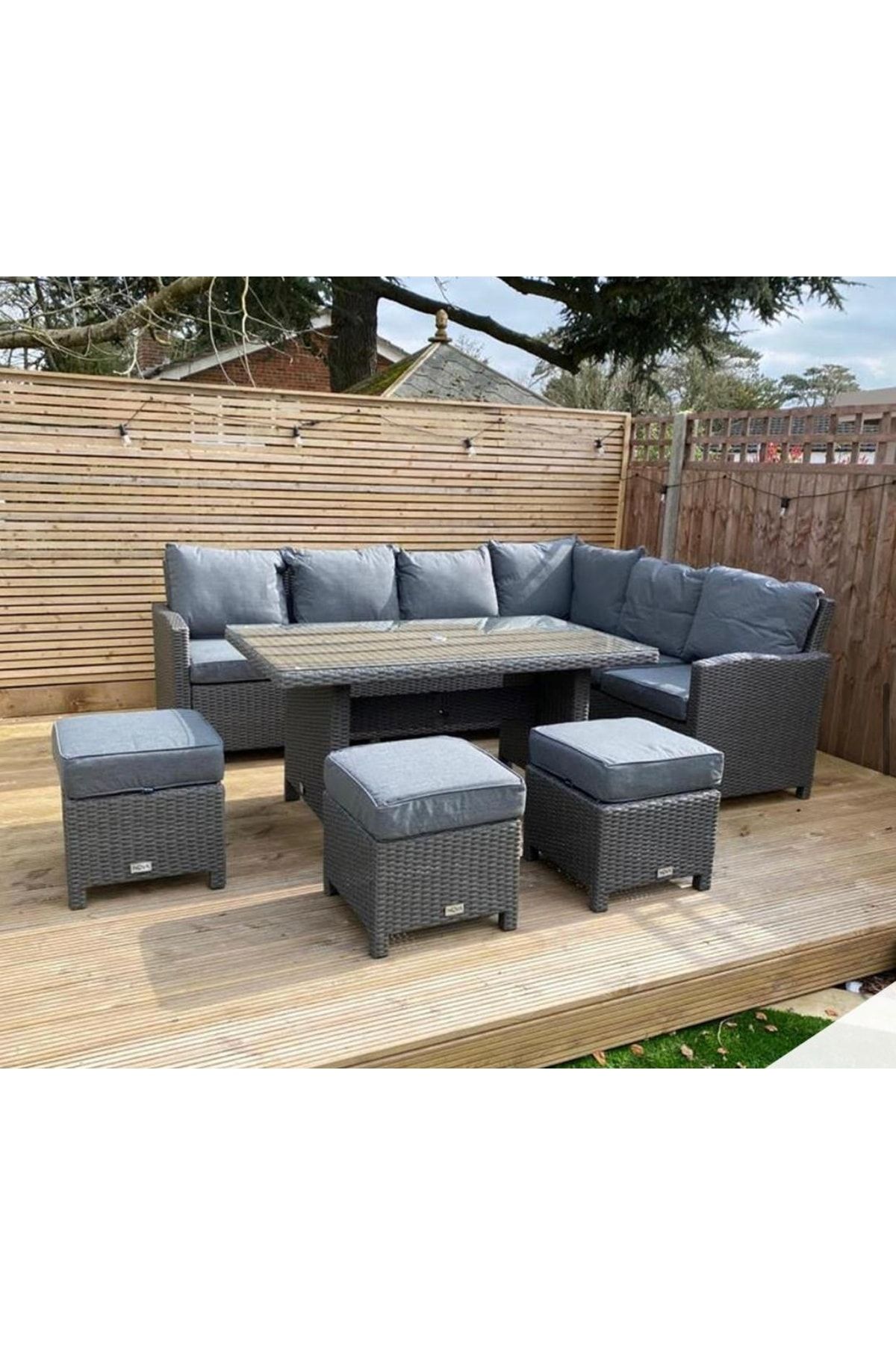 Latanwood Rattan Oturma Grubu